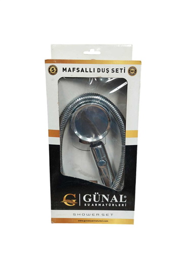 MAFSALLI DUŞ SETİ GÜNAL TETRA ÇELİK ÖRGÜLÜ LÜX
